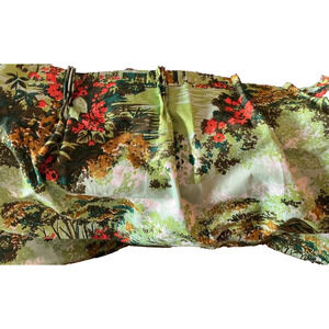 50x64 Kitch Tiki Tropical Curtain Mid Century Cafe Bedroom